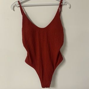 Aerie Bathing Suit Women’s Small. Red. 1 Piece.